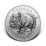 1 troy ounce zilveren Canada Wildlife Bizon munt 2013 voorkant