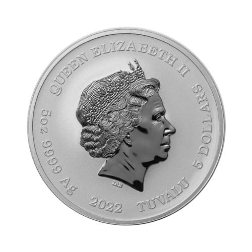 1 troy ounce silver coin gods of Olympus Hera 2022 antique front