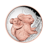 5 troy ounce zilveren munt Koala verguld 2023 proof voorkant