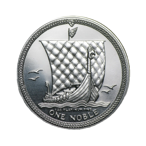 1 troy ounce platinum Noble coin front