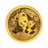 1 gram gouden munt Panda 2024 voorkant