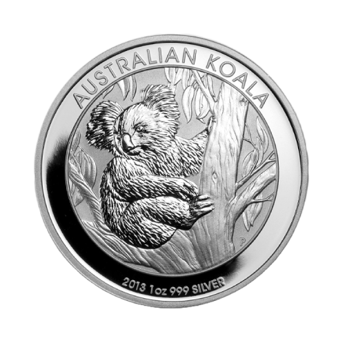 1 Troy ounce zilveren munt Koala 2013 voorkant