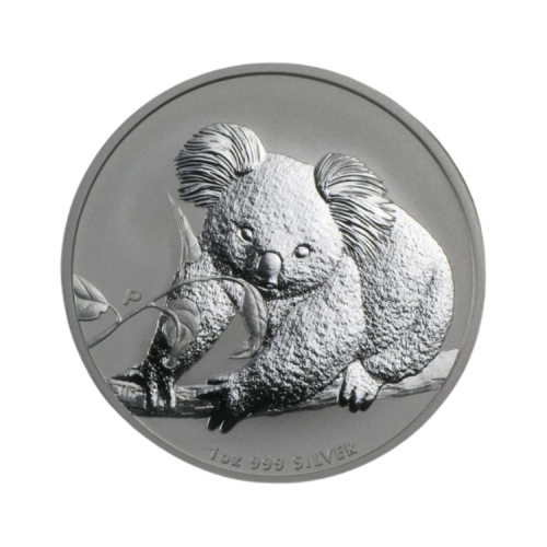1 Troy ounce zilveren munt Koala 2010 voorkant