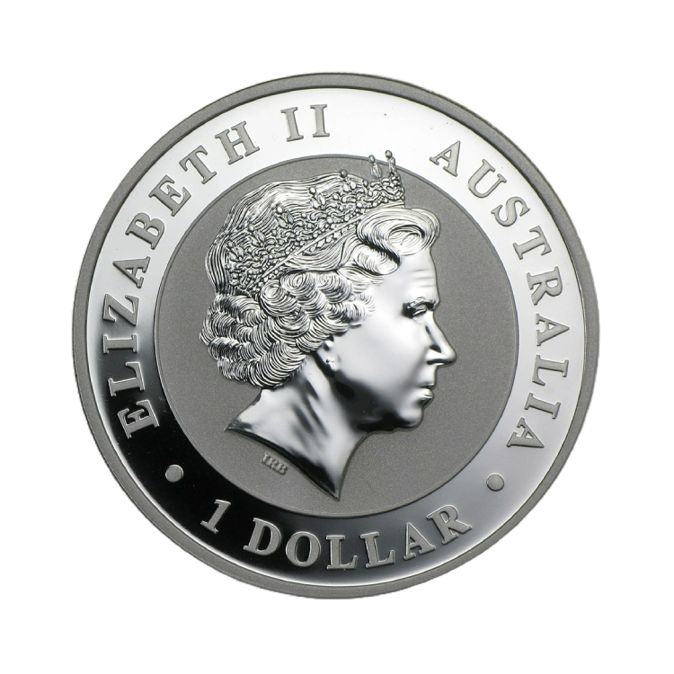 1 troy ounce zilver Koala munt 2017 achterkant