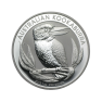 Zilveren Kookaburra munt 1 troy ounce zilver 2012 voorkant