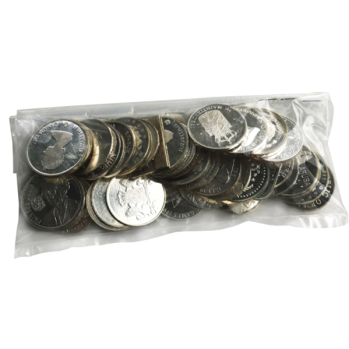 1 kilogram zilver: Sterling zilver munten, penningen en baren voorkant