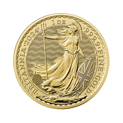 1 troy ounce golden coin Britannia 2024