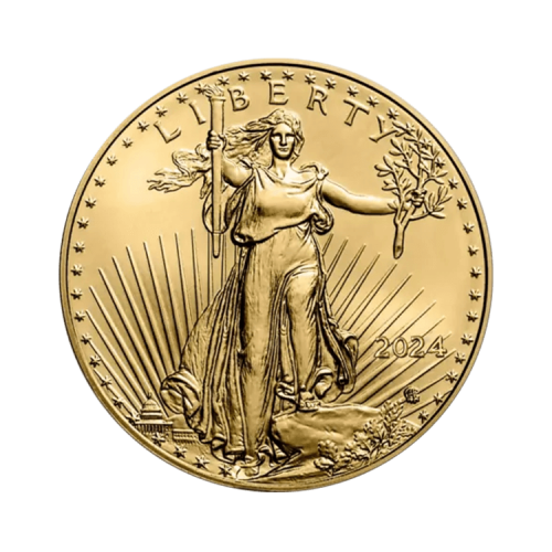 1 troy ounce gold American Eagle 2024 front