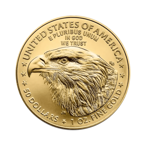 1 troy ounce gouden American Eagle 2024 voorkant