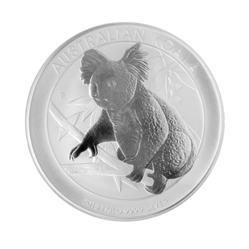 1 Kilogram silver Koala coin 2018 front