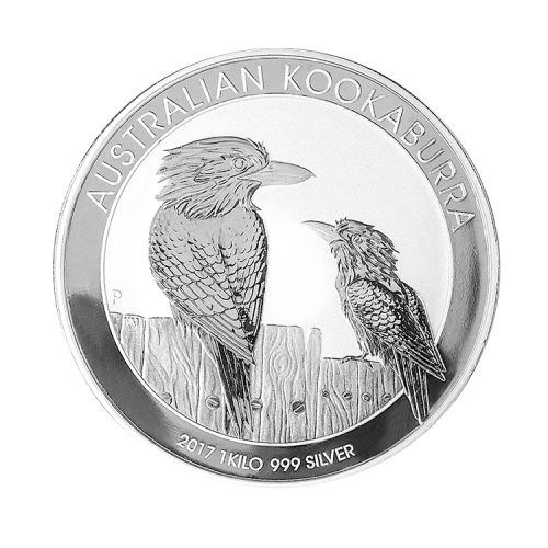 1 Kilo silver coin Kookaburra 2017 front