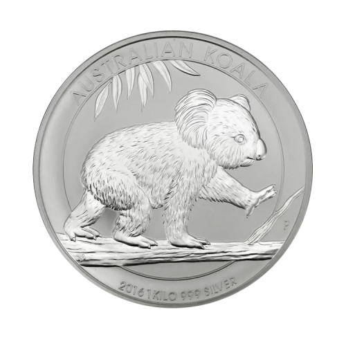 Koala munt 2016 zilver 1 kilo front