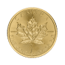 1 troy ounce gold Maple Leaf coin 2024 obverse