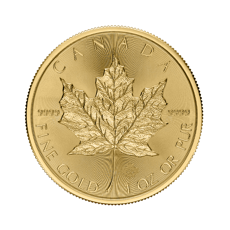 1 troy ounce gouden Maple Leaf munt