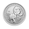 2 troy ounce zilveren munt Ice Age 2024 voorkant