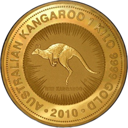 1 Kilogram gold coin Kangaroo / Nugget 1998 front