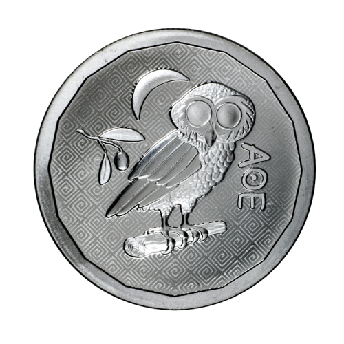 1 troy ounce silver coin Athenian Owl 2024 front