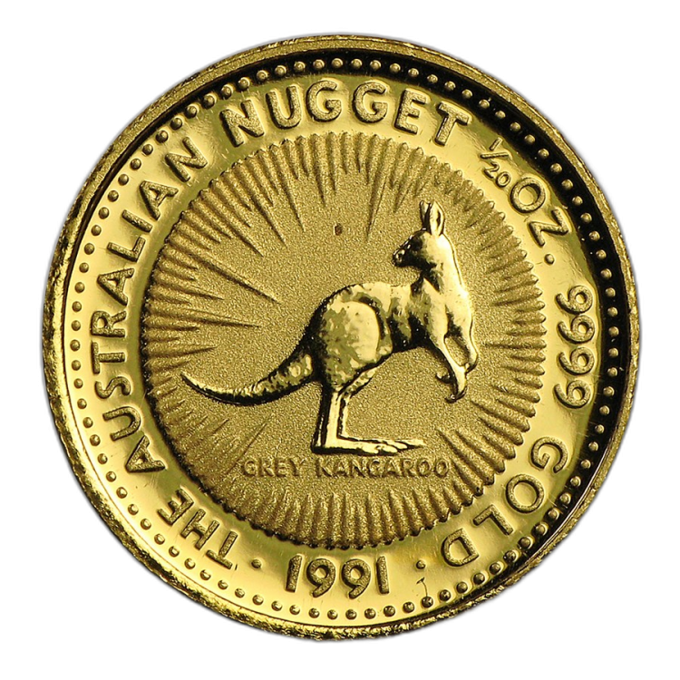 1/20 Troy ounce gouden munt Kangaroo voorkant