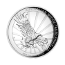 1 Troy ounce zilveren munt Wedge Tailed Eagle 2019 voorkant