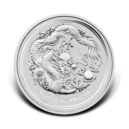 Zilveren Lunar munt 1/2 troy ounce