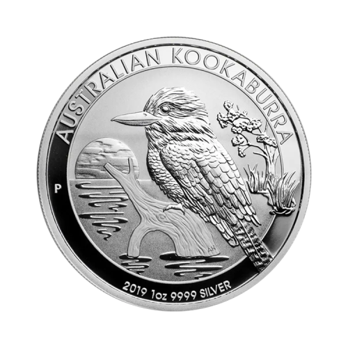 1 Troy ounce zilveren munt Kookaburra 2019 voorkant