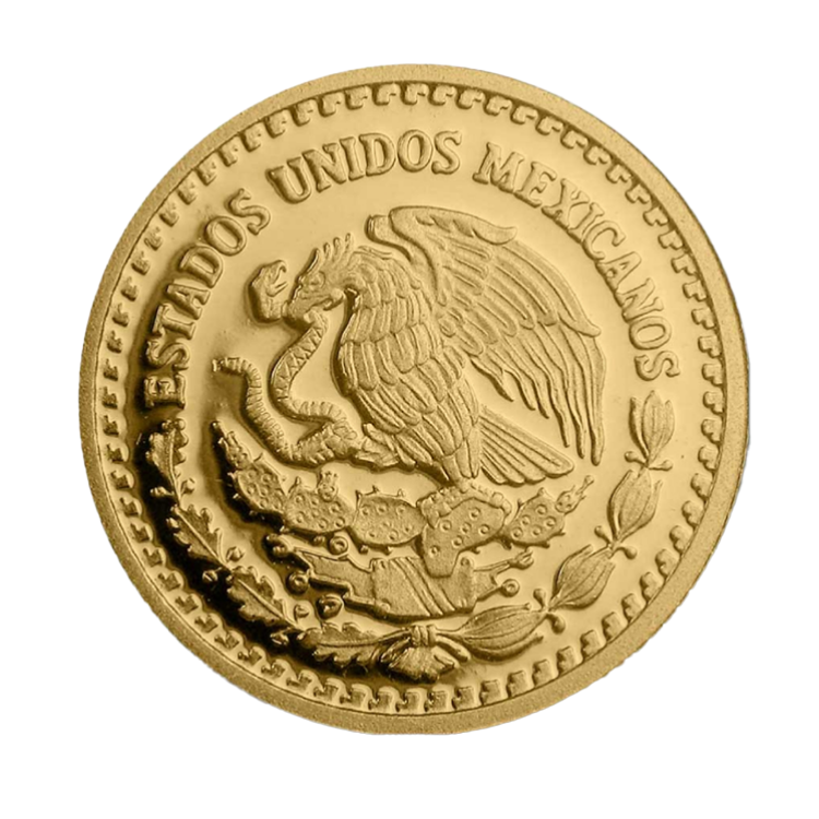 1/2 troy ounce gouden munt Mexican Libertad 2024 proof achterkant