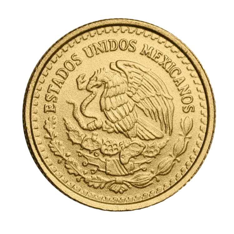 Reverse 1/10 troy ounce Mexican Libertad 2024