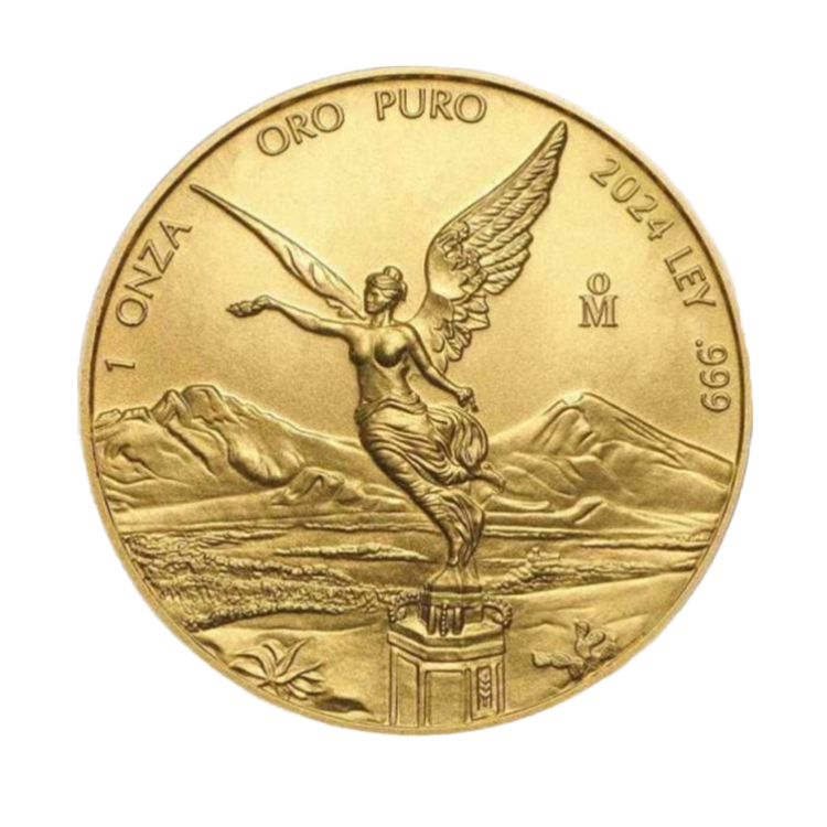 Voorzijde 1 troy ounce gouden Mexican Libertad