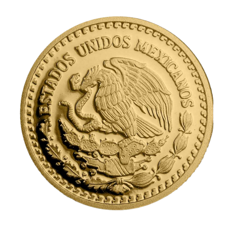 1/10 troy ounce gouden munt Mexican Libertad 2024 proof achterkant