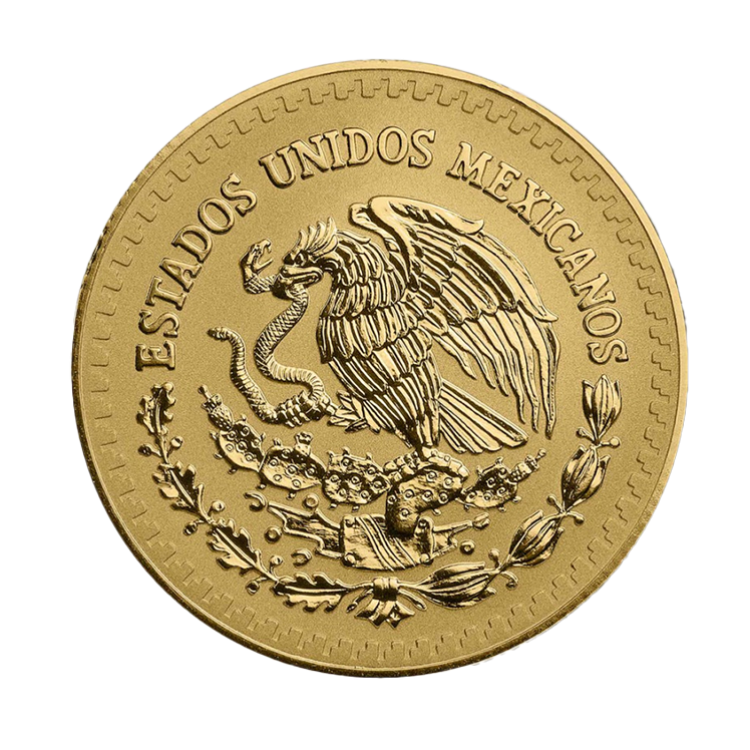 1/2 troy ounce gold coin Mexican Libertad 2024 reverse proof back