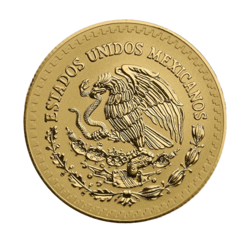 1/2 troy ounce gouden munt Mexican Libertad 2024 reverse proof voorkant