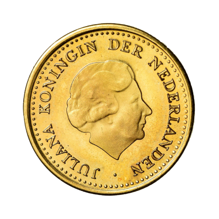 Gouden munt 50 Gulden Nederlandse Antillen (1979) achterkant