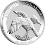 1 Kilo zilver munt Kookaburra 2011 voorkant