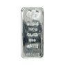 500 Grams silver bar various melters front