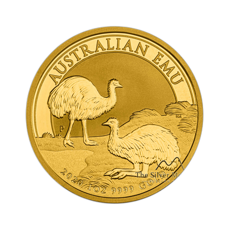 1 troy ounce gold coin Emu 2020 front