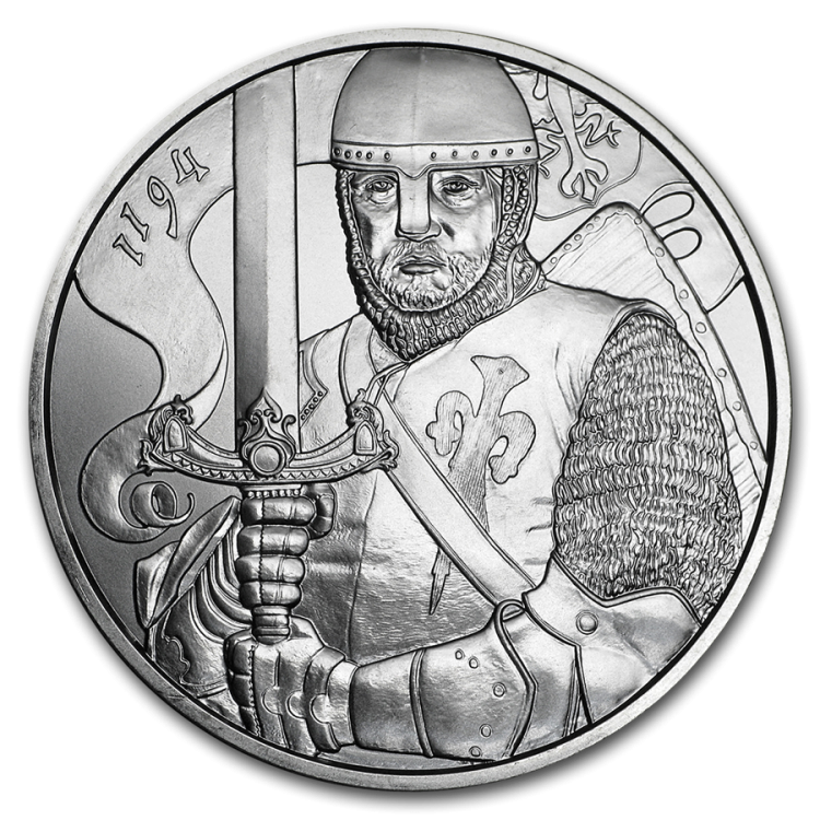 1 Troy ounce zilveren munt Oostenrijk Hertog Leopold V 2019 voorkant