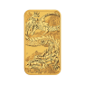 1 troy ounce gold coinbar Rectangular Dragon 2023 front