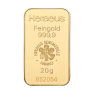 20 gram gold bar various producers front