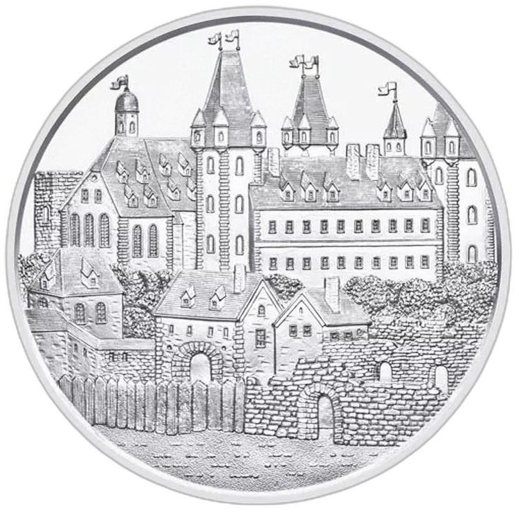 1 Troy ounce zilveren munt Oostenrijk Neustadt 2019 voorkant