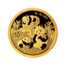 Voorkant 1 gram gouden Panda munt 2025