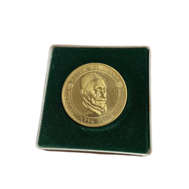 Gouden penning Willem van Oranje 1964 voorkant