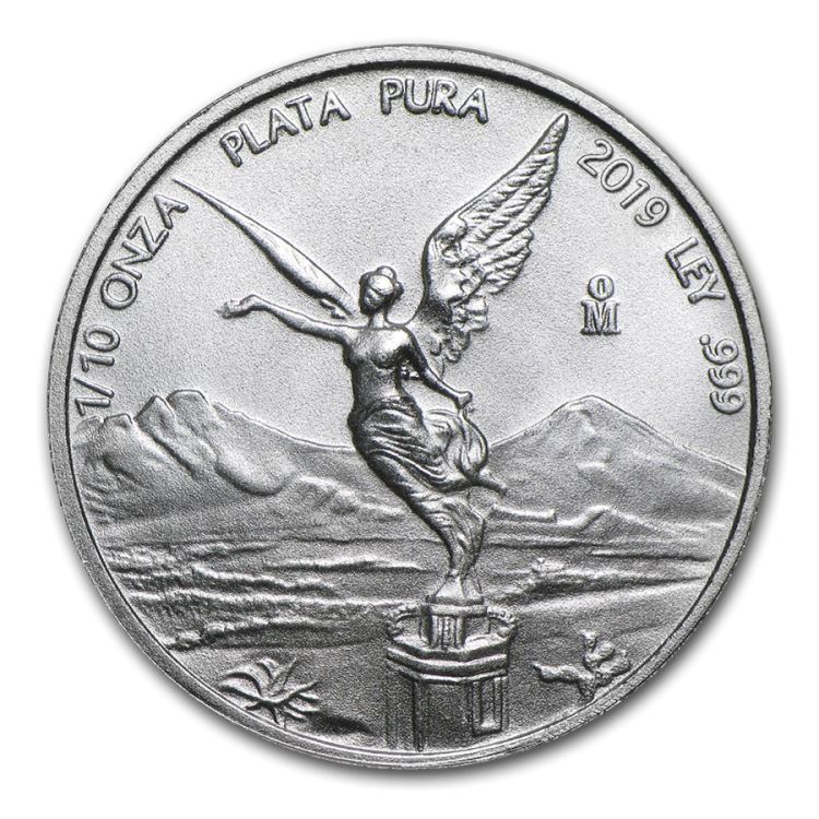 1/10 Troy ounce zilveren munt Mexican Libertad 2019 voorkant