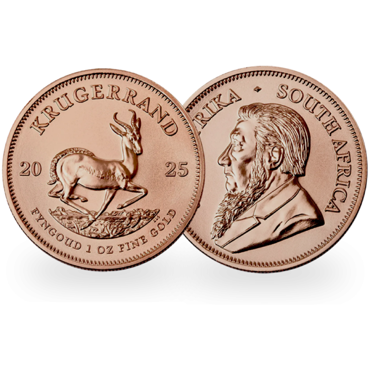 Design gold Krugerrand coin 2025