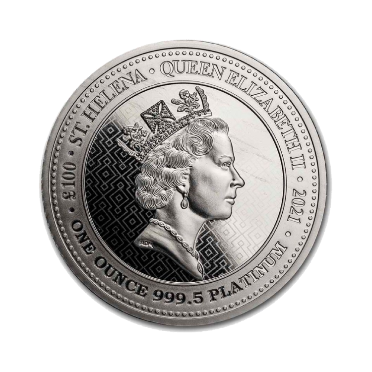 1 oz St Helena Queens Virtues Victory munt