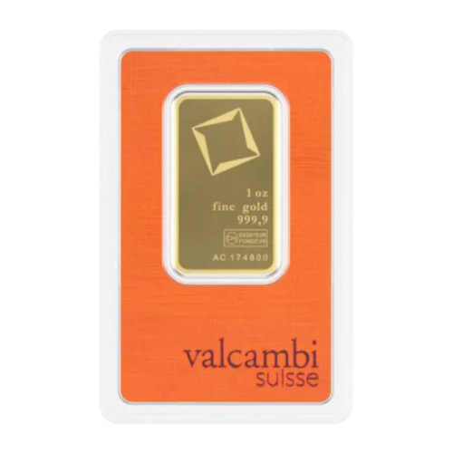 VALCAMBI SUISSE 1 TROY OUNCE GOUDBAAR