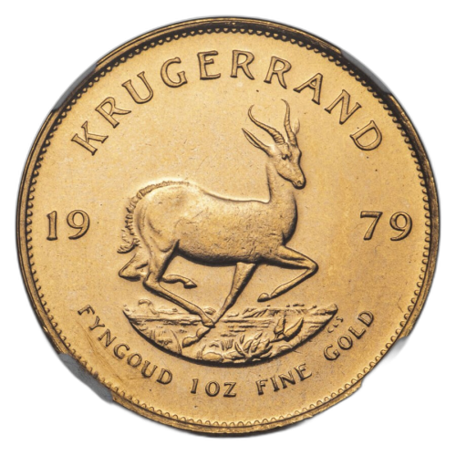 1 Troy ounce gold coin Krugerrand Proof front