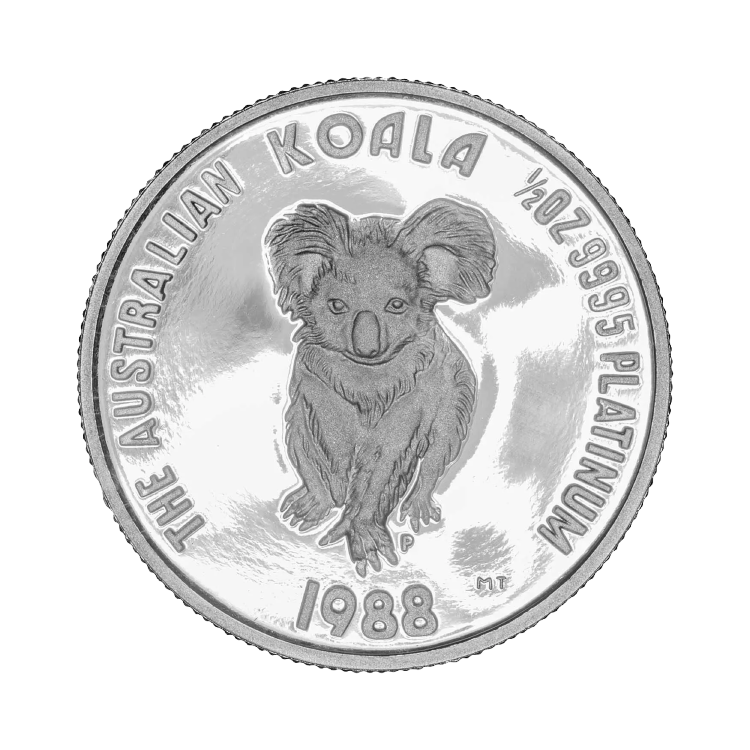 0,5 troy ounce platinum Koala coin