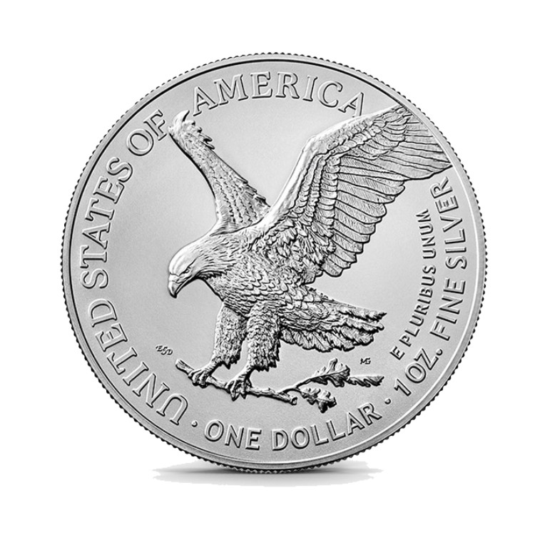 1 oz American Silver Eagle reverse