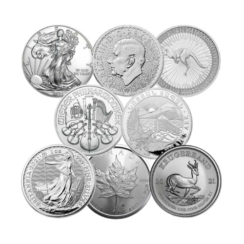 1 oz silver investment coins