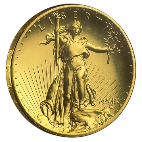 1 Troy ounce Gouden Eagle Ultra High Relief 2009 front